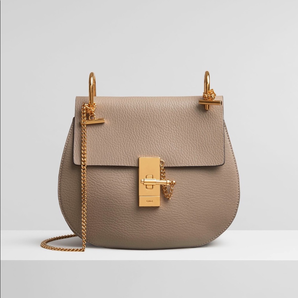 Gray Chloé Drew crossbody/shoulder bag